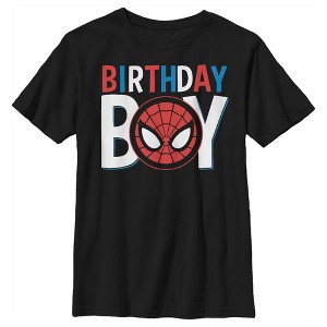 Boy's Marvel Birthday Boy Spider-Man T-Shirt - 1 of 4