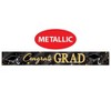 Beistle Metallic Congrats Grad Banner, 7.5" x 5', (2/Pkg) Multicolored - 4 of 4