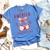 Simply Sage Market Land Of The Free Cherries Garment Dyed Tee - 3 of 4