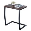 Bencmate Coffee Tables C Shaped Side End Table for Sofa and Bed, Durable Smooth Top Nonslip Pads, Easily Assemble, Black, 17.52"*2.76"*27.17" - 3 of 4