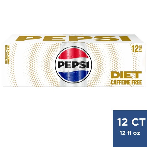 Diet Pepsi Caffeine Free Cola - 12pk/12 Fl Oz Cans : Target
