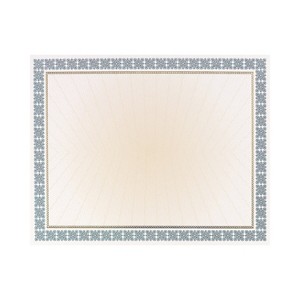 Great Papers Westminster Certificates 8.5" x 11" Blue Foil 15/Pack (963024) - 1 of 3