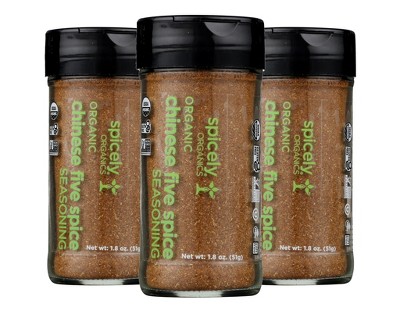 Spicely Organics - Organic Chinese Five Spice - Case of 3/1.8 oz