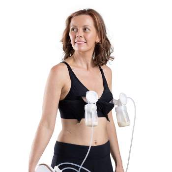 Momcozy Hands Free Pumping Bra, Adjustable Breast-Pump Holding and