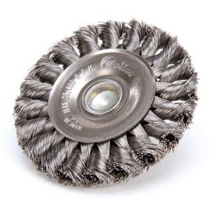Weiler  Knot Wire Wheel Brush,Stem,3-1/4 In. 94034 - 1 of 2