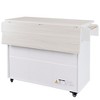 Chery Life Brown Kitchen Island with Trash Can Storage Cabinet, Spice Rack, Towel Rack and Drawer - 3 of 4