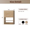 APRILSOUL 2 Drawer Short Tower Closet, Modular Closet System, Wall Mounted Wardrobe Organizer with Drawer for Bedroom or Walk-in Closet - 2 of 4