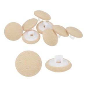 Unique Bargains Bridal Wedding Dress Suit DIY Satin Shiny Sewing Buttons 10 Pcs - 1 of 4