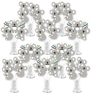 Big Dot of Happiness Koala Cutie - Bear Birthday Party and Baby Shower Centerpiece Sticks - Showstopper Table Toppers - 35 Pieces - 1 of 4