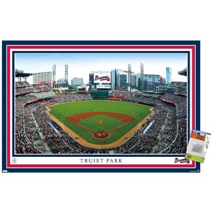 Trends International MLB Atlanta Braves - Truist Park 22 Unframed Wall Poster Prints - 1 of 4
