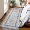 Modern Machine Washable Area Rug Ultra Thin Stain Resistant Non Shedding Non Slip Pet Friendly Floor Rug for Living Room Bedroom - 2 of 4