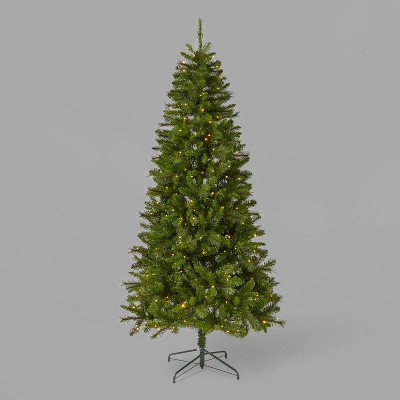 7ft Pre-Lit Douglas Fir Artificial Christmas Tree Bicolor LED Lights - Wondershop™