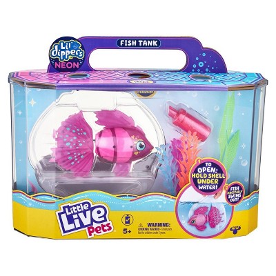 Little Live Pets Lil' Dippers Neon Fish Tank Playset
