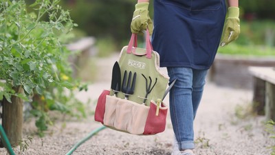 Gardening Tools Set of 10 Pieces - Complete Garden Tool Kit Comes with Bag, Gloves, Garden Tool Set with Spray Bottle Indoors & Outdoors – Play22Usa