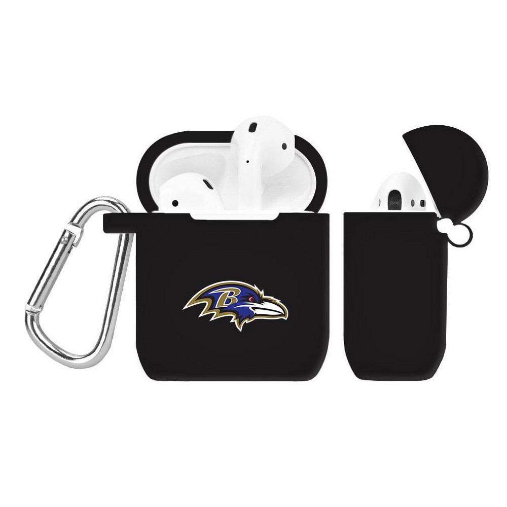 Photos - Portable Audio Accessories NFL Baltimore Ravens Silicone AirPods Case Cover