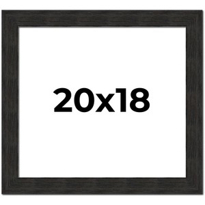 PosterPalooza | Contemporary Black Picture Frame - UV Acrylic, Backing Board, Hanging Hardware Included - 1 of 4