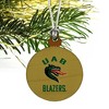 Alabama at Birmingham Blazers Logo Mini Small Tiny Wood Christmas Tree Holiday Ornament - 3 of 4