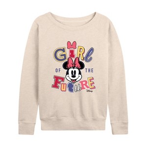 Women's - Disney - Minnie Mouse Lightweight French Terry Slouchy - 1 of 4