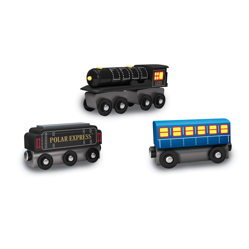 MasterPieces Wood Train Sets - The Polar Express 3 Piece Train Set., 3 of 8