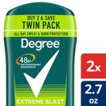 Degree Men Extreme Blast 48-Hour Antiperspirant & Deodorant - 2.7oz/2ct
