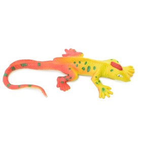Collectible Wildlife Gifts | Iguana, Rainbow Iguana Lizard Stretchy Rubber Toy, Realistic, Rainforest, Model,   Educational, Gift 3"  F0115 B13 - 1 of 4