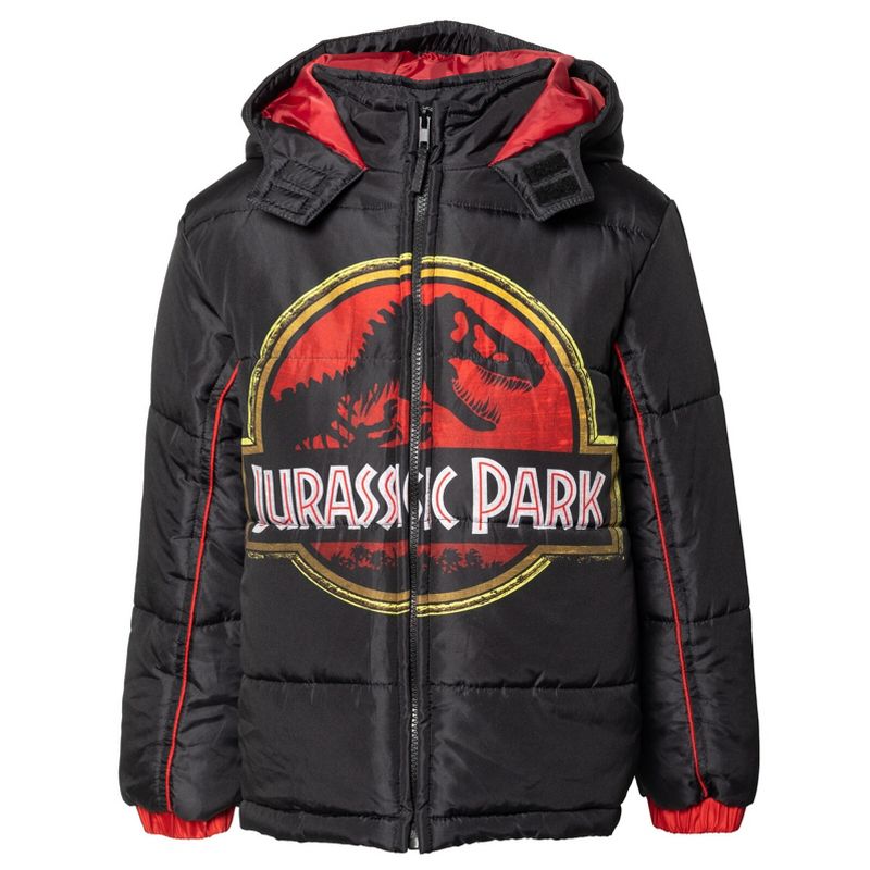 Jurassic Park Winter Coat Puffer Jacket Little Kid to Big Kid, 1 of 7