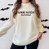 Simply Sage Market Women's Good Witch Bad Attitude Long Sleeve Garment Dyed Tee - 2 of 4