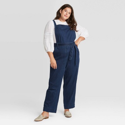 target universal thread denim jumpsuit