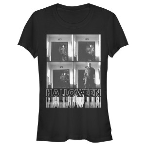 Juniors Womens Halloween II Photo Sequence T-Shirt - 1 of 3