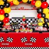 TruAIR 3 Pieces Racing Car Plastic Tablecloth - 4 of 4