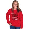 Funny Christmas Santa Take Year Off Sweatshirt for Men or Women Brisco Brands - 3 of 4