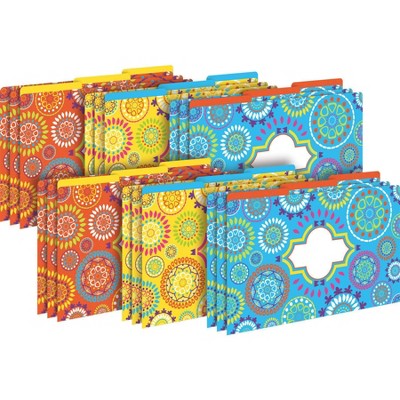 Barker Creek 18pk Moroccan Legal Size File Folders Design Set