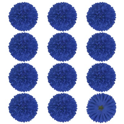 Unique Bargains Silk Fake Chrysanthemum DIY Home Decorations Artificial Flowers 12 Pcs