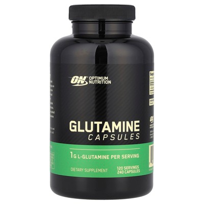 Optimum Nutrition Glutamine, 240 Capsules : Target