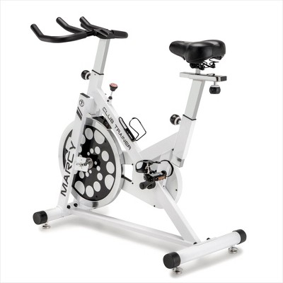 white exercise bike