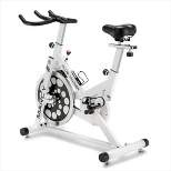Marcy XJ-5801 Club Revolution Indoor Home Gym Exercise Bike Trainer, White/Black