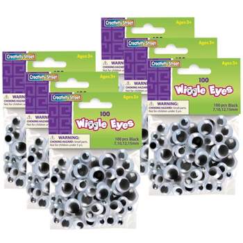 12 Packs: 1,000 ct. (12,000 total) Creativity Street® Multicolor Wiggle Eye  Stickers