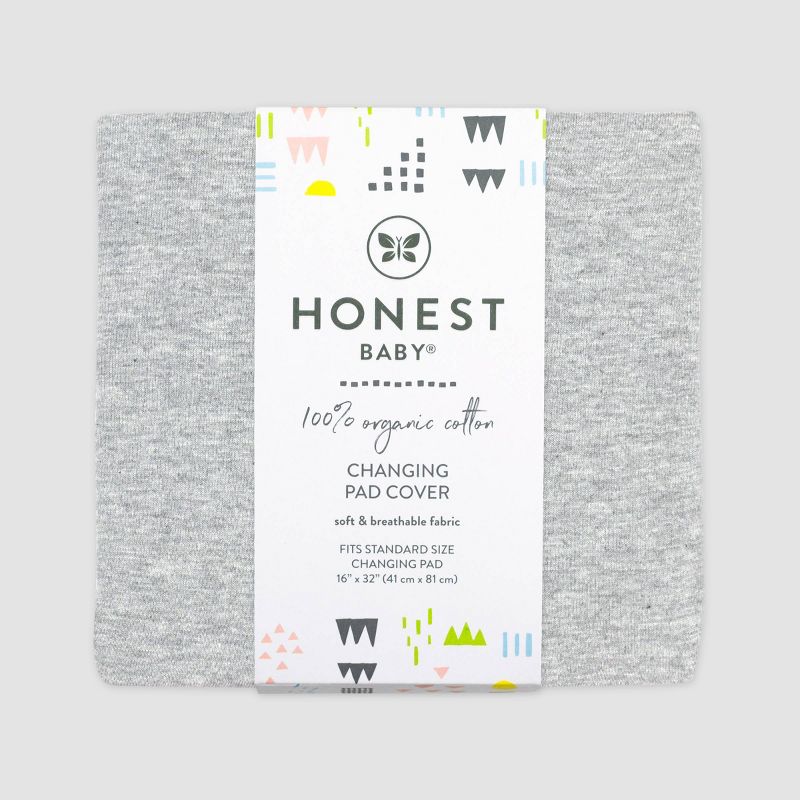Honest Baby Organic Cotton Changing Pad Cover, 3 of 8