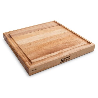 John Boos Block Wide Reversible Cutting/Carving Board with Juice Groove and Integrated Handles