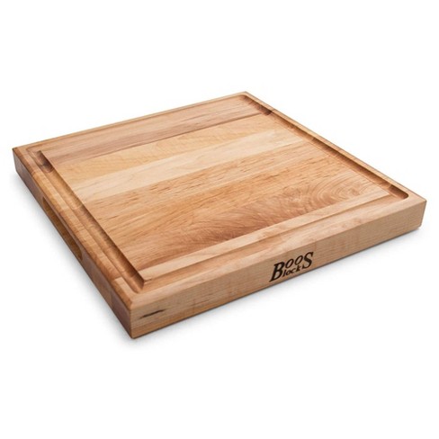 Extra Large Wooden Chopping Board with Juice Groove Organic Food