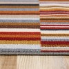 Modern Striped Block Non-Slip Indoor Outdoor Area Rug by Blue Nile Mills - 4 of 4