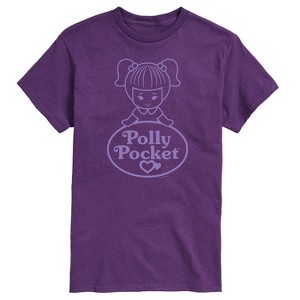 Men's - Polly Pocket - Logo And Doll Short Sleeve Graphic T-Shirt - 1 of 3