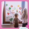 Big Dot of Happiness Christmas Ornaments Window Clings, Reusable Winter Holiday Party Window Sticker, Tree Ornament Decals, Christmas Static Clings - 2 of 4