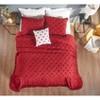 Charleston 100% Cotton Soft & Plush Chenille Tufted Diamond Pattern Unique Luxurious Bedspread & Sham Set, All-Season, Machine Washable Coverlet Set - 2 of 4