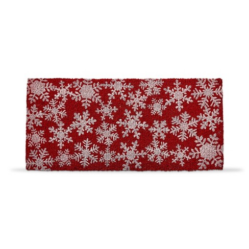 Eco-Friendly Outdoor Door Mats, Snowflake Door Mat