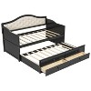 Polibi Twin Daybed with Trundle & Storage Drawers - 3 of 4