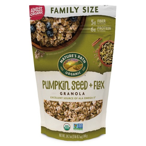 Nature's Path Pumpkin Seed + Flax Granola – 24.7oz : Target