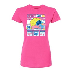 Women's - Lilo and Stitch - Stitch Food Kawaii Fitted Graphic T-Shirt - 1 of 3