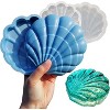 JDICTION Seashell Resin Mold with Lid, 3D Silicone Mold for Epoxy Resin, Jewelry Trinket Box, Marine Theme Storage Container DIY Craft - 2 of 4