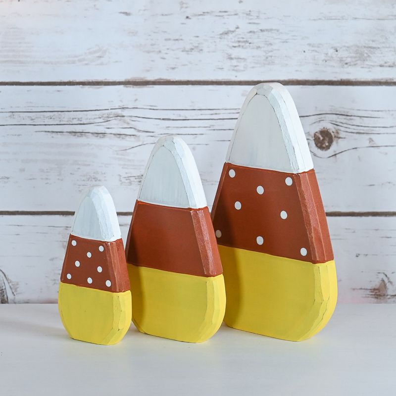 Ornativity Candy Corn Home Décor Blocks - Set of 3 Pieces, 5 of 7